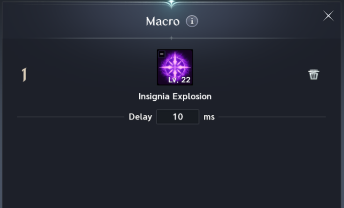 Assassin makró beállítás
